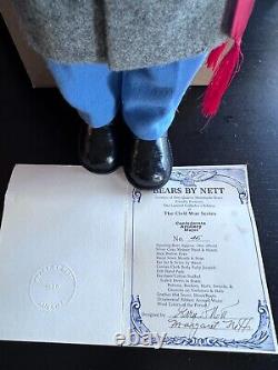 Gary Nett CONFEDERATE ARTILLERY MAJOR Mohair Artist Teddy Bear CIVIL WAR SERIES