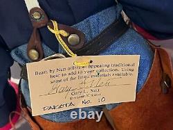 Gary Nett DAKOTA Cowboy Mohair Artist Teddy Bear Limited Edition RARE NOTE