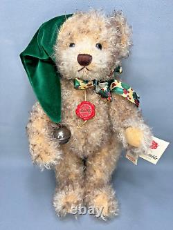 German Hermann Christmas Teddy Bear Mohair Jointed Toy Limited Edition Box Paper