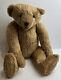 German Mohair Humped Back Tan Teddy Bear Jointed 24 Inches