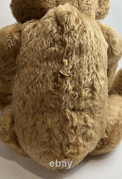 German Mohair Humped Back Tan Teddy Bear Jointed 24 Inches