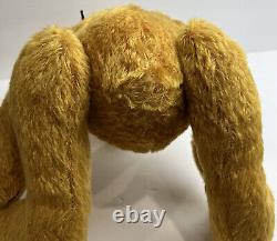 German Mohair Teddy Bear Glass Eyes Jointed 17 Inches