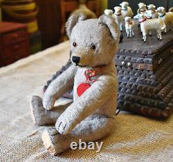 German Mohair Yes-No Tricky Teddy Bear by Schuco