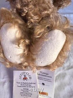 German Steiff Classic Teddy Brown Bear With Growler Fully Jointed 16 With Tags