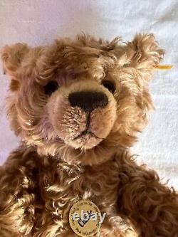 German Steiff Classic Teddy Brown Bear With Growler Fully Jointed 16 With Tags