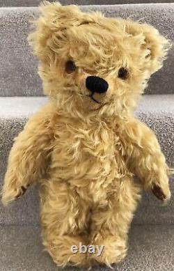 Gorgeous Antique Vintage Chad Valley Tufty Mohair Teddy Bear With Labels British