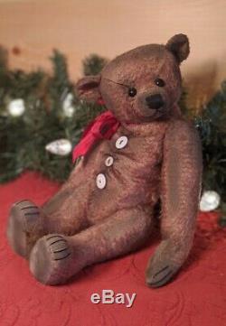 Gusto 13 Mohair Artist Teddy Bear by Rita Diesing of Ridibears OOAK