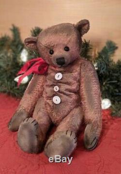 Gusto 13 Mohair Artist Teddy Bear by Rita Diesing of Ridibears OOAK