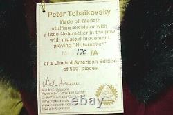 HERMANN Peter Tchaikovsky Mohair Teddy Musical Bear 18 Lim. Ed. 170 A GERMANY