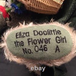 HERMANN TEDDY BEAR ELIZA DOOLITTLE The Flower Girl Mohair -Germany- Retired
