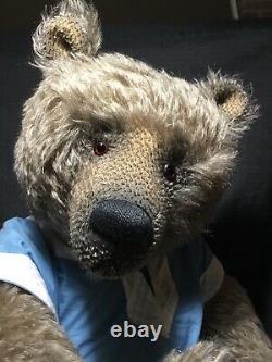Handmade 30 Mohair Teddy Bear, Paulie OOAK by artist Beth Anne Martin
