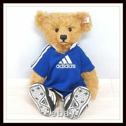 Hanno Main Store Steiff Adidas Teddy Bear Golden Blond 37cm Japan Limited 1500