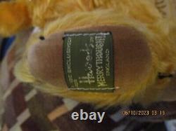 Harrods by Merry Thought Pure Mohair Teddy Bear # 766 (Signed)