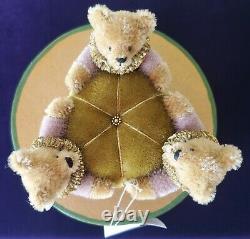 Helen Godfrey 2001 Teddy Bear Trio Pincushion Dollmasters Mohair Handcrafted Ltd