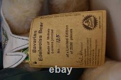 Hermann Collectable Mohair Limited Edition Teddy Bear BAVARIAN EDELWEISS #125