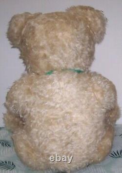 Hermann Original Large Jointed Mohair Teddy Bear Germany 33 inches