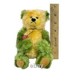 Hermann Original Teddy Bear Limited Edition Yellow & Green Mohair withOriginal Box