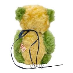 Hermann Original Teddy Bear Limited Edition Yellow & Green Mohair withOriginal Box