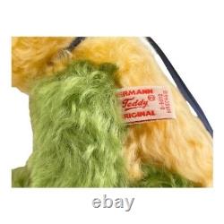 Hermann Original Teddy Bear Limited Edition Yellow & Green Mohair withOriginal Box