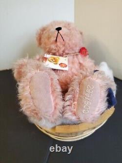 Hermann Teddy Bear Bathing Badespass Dusty Pink Mohair 500 LE