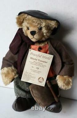 Hermann Teddy Bear Mohair Limited Edition Peaceful World World Traveler 75 1000