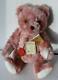 Hermann Teddy Bear Rose Mohair Shaker Growler Limited Edition Jointed Pink Bear
