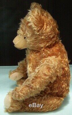 Hermann Teddy Bear c1950's Mohair Germany Larger Size Toy
