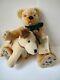 Hermann Teddy Bear with running dog Germany Mohair with tag 698/750
