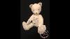 How To Make Jointed Teddy Bear Ith Machine Embroidery Design Memory Birth Announcement Bear
