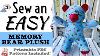 How To Sew A Beginners Keepsake Memory Bear Plush Stuffed Animal Printable Pdf Sewing Pattern