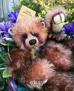 IVY Artist Mohair REDLAND Teddy Bears Positionable Airbrushed Accents Vintage