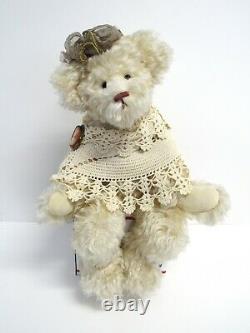 Just Wee Bears ANGELIQUE Jointed Curly Mohair Teddy Artist Lenore De Ment- EUC