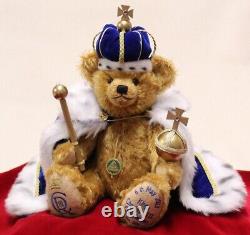 King Charles III Coronation Teddy Bear by Hermann Spielwaren 13166-1