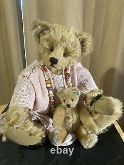 Knickerbocker Mohair Teddy Bear, Oldie Goldie, 20, Limited edition 1993