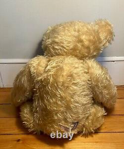 LARGE (18 While Sitting) Vintage JOINTED GOLDEN MOHAIR LANG TEDDY BEAR