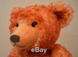 Large 24 Steiff Red/Orange Mohair Classic Teddy Bear With Growler & Tags 000218