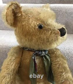 Large Antique Chiltern or Similar Mohair Jointed Teddy Bear British 1930s 24