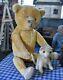 Large Antique Ideal Straw Filled Mohair Teddy Bear