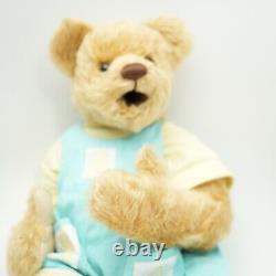 Lee Middleton Baby Newborn Nursery Plush Mohair Teddy Bear Poseable 19