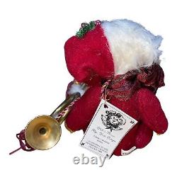 Little Elf with His Horn Handmade Mohair Teddy Bear Jointed Debi Ortega Collecta