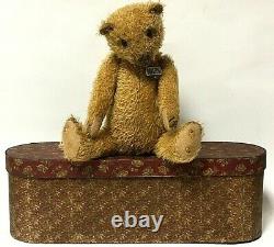 Lori Ann Baker 13 Brown Mohair Teddy Bear Roosevelt Pin With Box