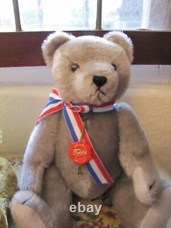Lot of Three (3) German Hermann Teddy Bears Jointed Mohair / Plush