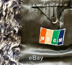 MSGM Runway Oversized Double Breasted Winter Knee Length Teddy Bear Coat Size 48