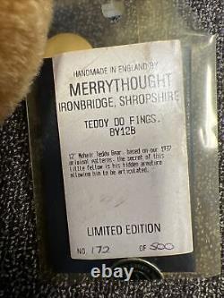 MerryThought Teddy Bear MOHAIR Teddy Do Fings. Ironbridge, Shrosphire Limited