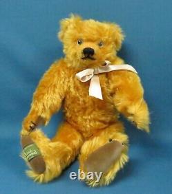 Merrythought 1984 Diamond Jubilee Harrods Gold Mohair Teddy Bear 15 #264/1000