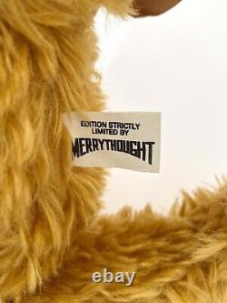 Merrythought 1984 Diamond Jubilee Mohair Teddy Bear Harrods Signed #659/1000