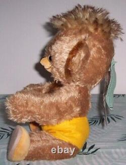 Merrythought Ancestor Of Cheeky Bear Mohair Teddy Bear England Yellow Shorts