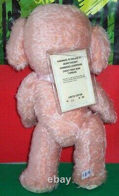Merrythought Cheeky Rosie Bean Teddy Bear England Limited Edition 66/250 15 inch