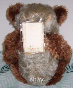 Merrythought Vintage Panda Bear 18 inches Mohair Character Toy England c 2002