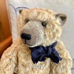Mohair Artist Teddy Bear 22-inch Charlie by Karen Meer Mad Hatted Bears, OOAK
